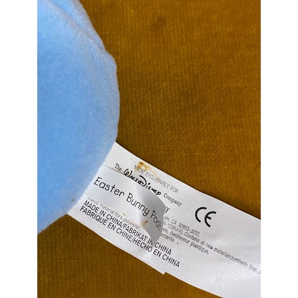 DISNEY EASTER BUNNY POOH - 1999 - Mini Bean Bag 8" - NWT Pooh Plush Mouseketoys - Picture 7 of 8